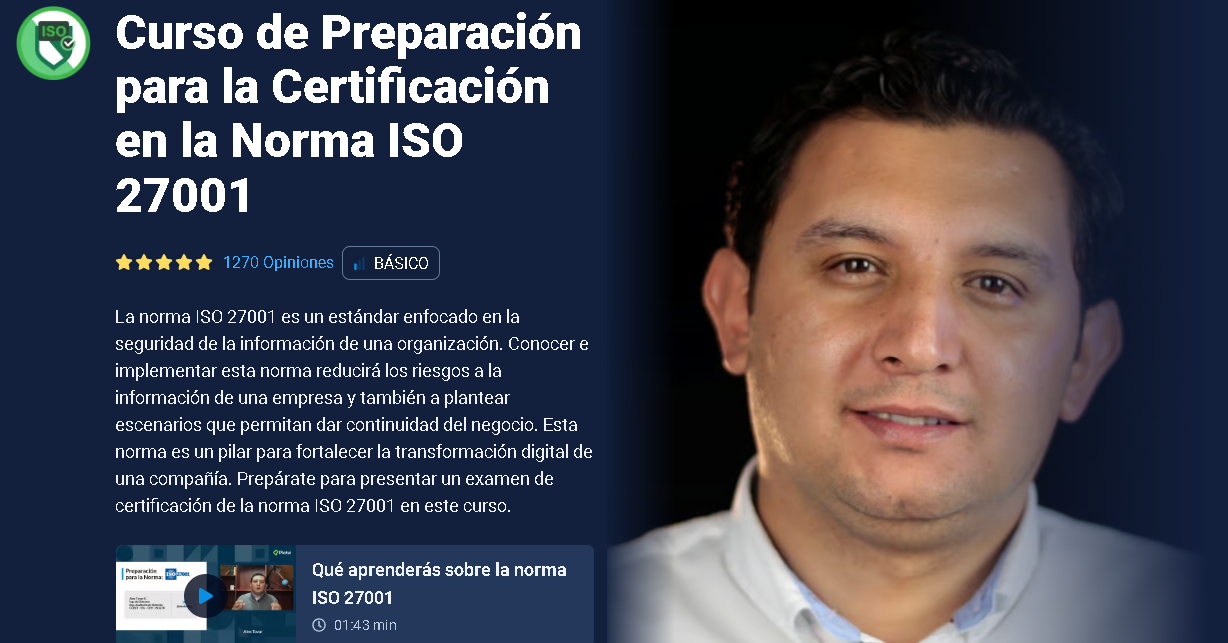 Preparación para la Certificación en la Norma ISO 27001